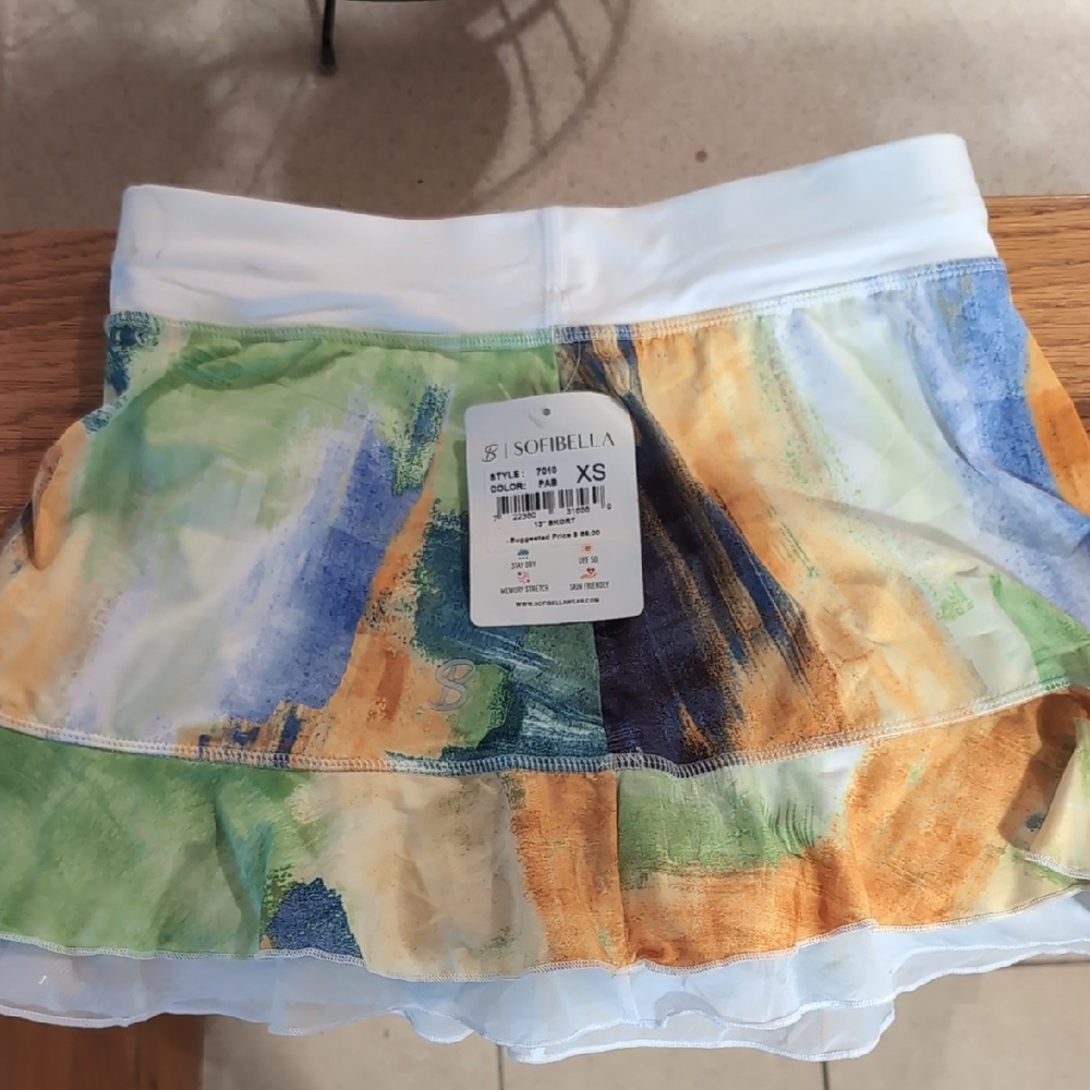 Colorful Abstract Skirt - Picture 2 of 2